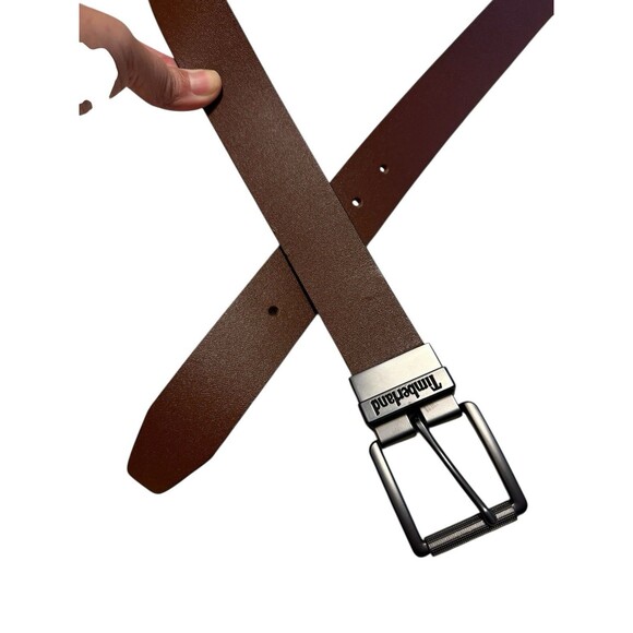 Timberland Reversible Cut To Fit Belt Black Brown Size 32-42 NEW - Picture 2 of 4